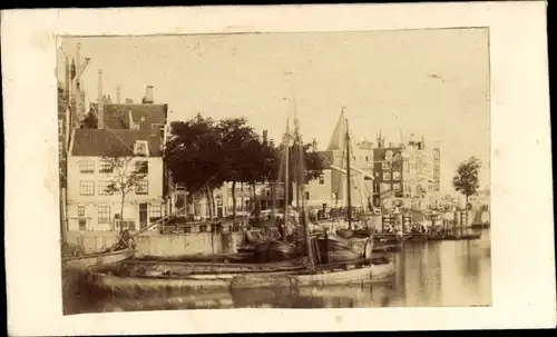 Foto Amsterdam Nordholland Niederlande, Hafenpartie, Boote