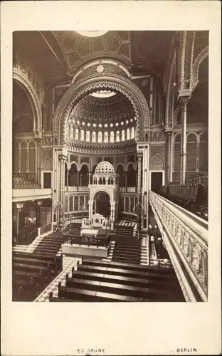 Judaika Foto Berlin Mitte, Neue Synagoge, Innenansicht