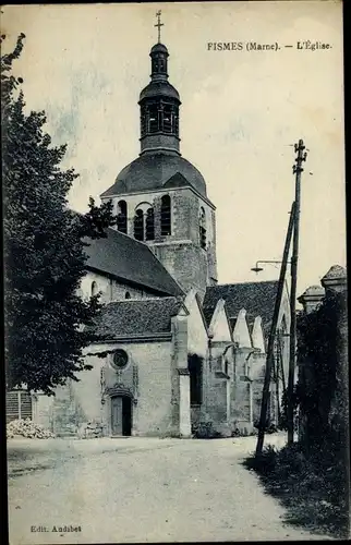 Ak Fismes Marne, Kirche