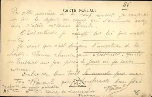 Ak Prunay Marne, Kirche