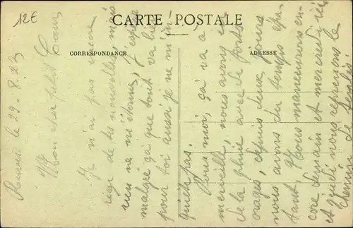 Ak Reuves Marne, Kirche, zerstörter Turm, Kriegszerstörungen 1914