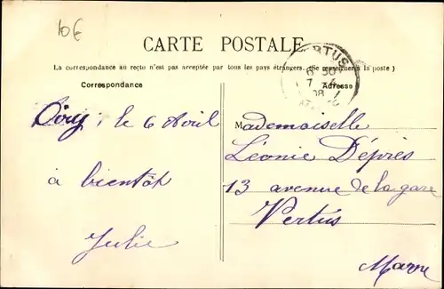 Ak Oiry Marne, Kirche