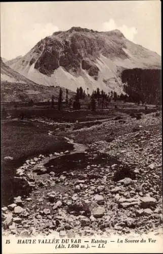 Ak Haute Vallee du Var, Esteing, La Source du Var