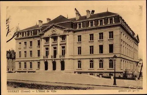 Ak Gueret Creuse, L'Hotel de Ville