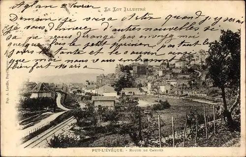 Ak Puy l'Évêque Lot, Route de Cahors