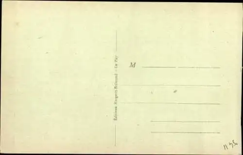 Ak La Louvesc Ardèche, vue a travers les Sapins