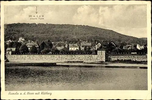 Ak Hameln an der Weser Niedersachsen, Klütberg