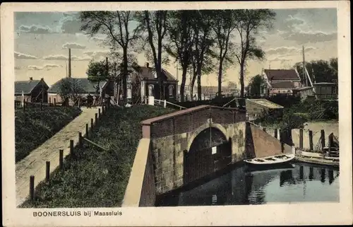 Ak Maassluis Südholland, Boonersluis