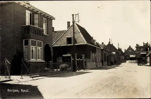 Ak Strijen Südholland Niederlande, Spui, Straße