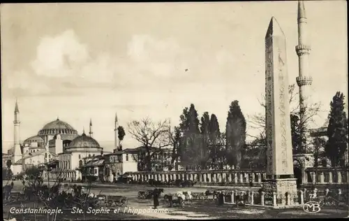 Ak Konstantinopel Istanbul Türkei, Hagia Sophia, Das Hippodrom