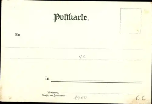 Litho Berlin Tiergarten, Siegessäule, Reklame Toussaint Langenscheidt