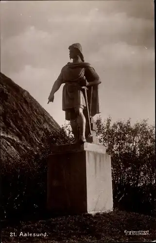 Ak Ålesund Aalesund Norwegen, Denkmal