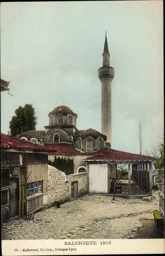 Ak Thessaloniki Griechenland, Moschee, Kirche der Zwölf Apostel