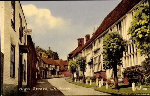 Ak Chilham Kent England, Hauptstraße