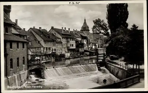 Ak Reutlingen in Württemberg, Klein-Venedig