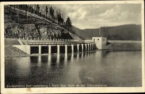 Ak Bad Lauterberg im Harz, Odertalsperre