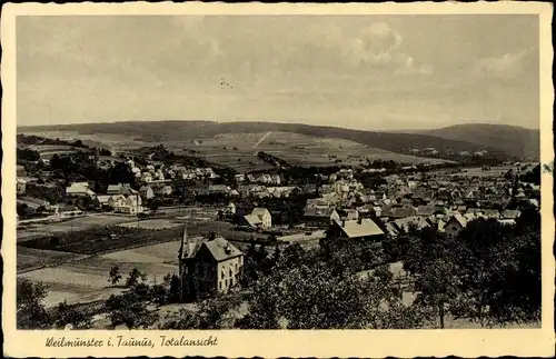 Ak Weilmünster im Taunus Hessen, Totalansicht