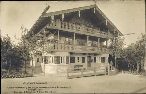 Ak Rosenheim Oberbayern, Inntaler Landhaus