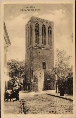 Ak Prenzlau in der Uckermark, Schwedter Torturm