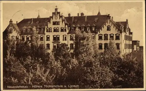 Ak Neuendettelsau in Mittelfranken, Höhere Töchterschule, Lyceum