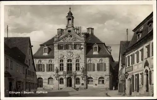 Ak Ellingen in Mittelfranken Bayern, Rathaus