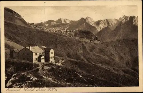 Ak Oberstdorf im Oberallgäu, Edmund Probst Haus, Gesamtansicht