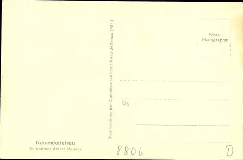 Ak Neuendettelsau in Mittelfranken, Kirche, Panorama