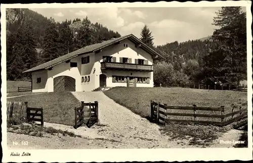 Ak Bad Hindelang im Oberallgäu, Haus Leitz