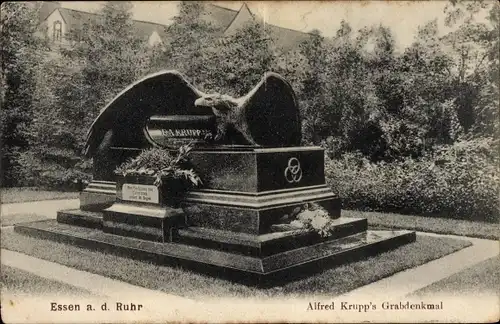 Ak Essen im Ruhrgebiet, Alfred Krupps Grabdenkmal