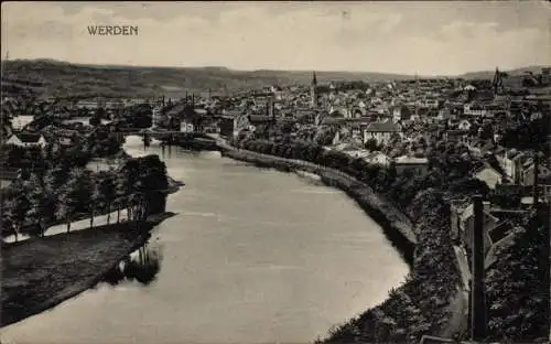 Ak Werden Essen im Ruhrgebiet, Panorama