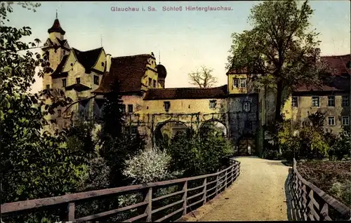 Ak Glauchau in Sachsen, Schloss Hinterglauchau