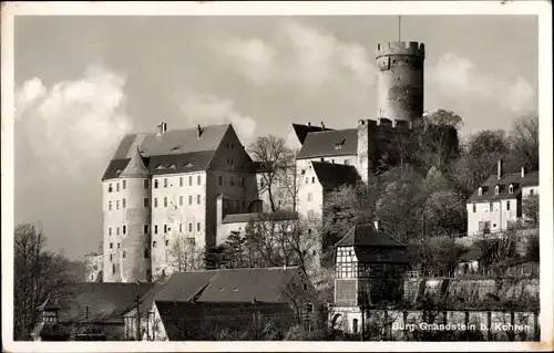 Ak Gnandstein Kohren Sahlis Frohburg in Sachsen, Burg, Außenansicht