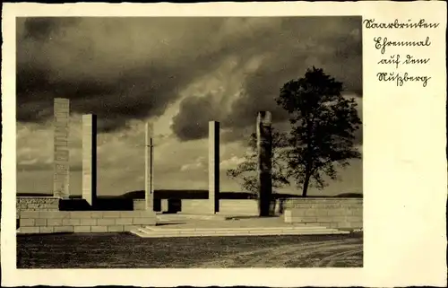 Ak Saarbrücken im Saarland, Ehrenmal