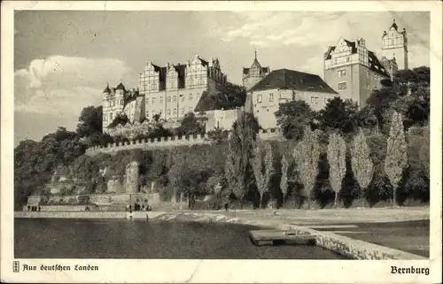 Ak Bernburg an der Saale, Schloss