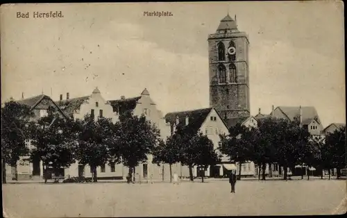 Ak Bad Hersfeld Hessen, Marktplatz