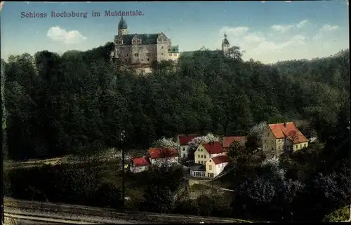 Ak Rochsburg Lunzenau in Sachsen, Schloss Rochsburg, Muldental