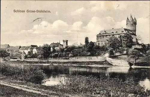 Ak Groß Steinheim Hanau am Main, Schloss