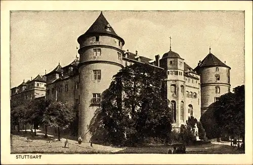 Ak Stuttgart in Württemberg, Altes Schloss