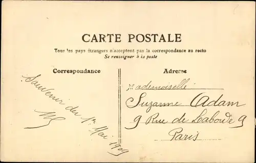 Handgemalt Ak Blumenstrauß, Maiglöckchen