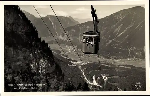 Ak Obertraun Oberösterreich, Dachstein Seilbahn zur Eishöhle