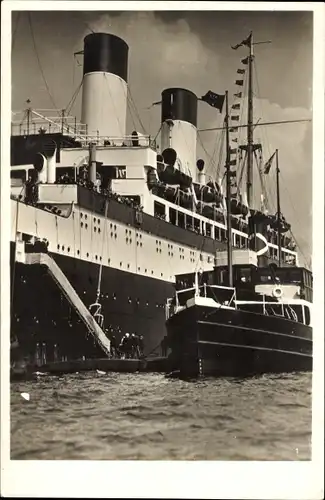 Ak Hamburg, Einbooten, Dampfschiff, Boot