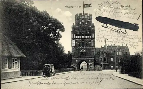 Ak Stendal in der Altmark, Ünglinger Tor