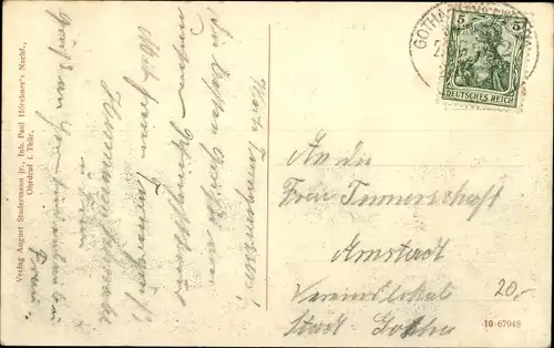 Ak Ohrdruf in Thüringen, Marktstraße, Geschäfte