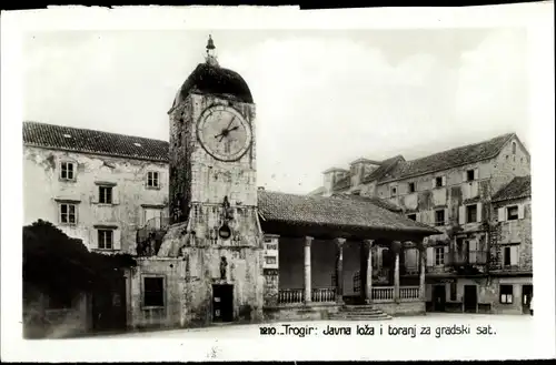 Ak Trogir Kroatien, Javna loza i toranj za gradski sat