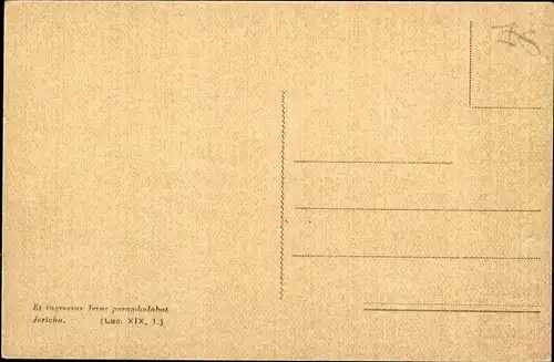 Ak Jericho Palästina, Marktleben, Straßenpartie