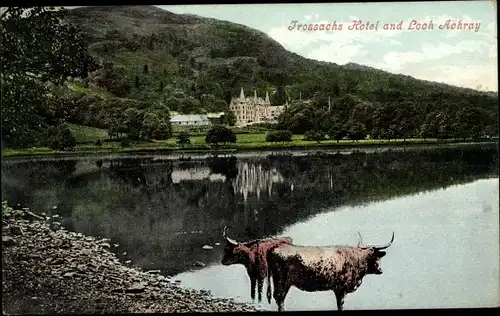 Ak Schottland, Trossachs Hotel und Loch Achray