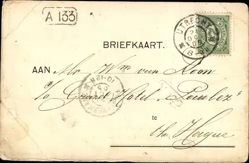 Ak Utrecht Niederlande, Maliehuis, Maliebaan 2