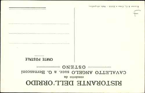 Ak Claino con Osteno Lombardia Italien, Orrido di Osteno, Lago di Lugano