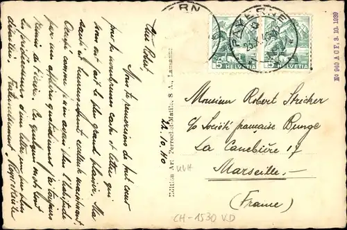 Ak Payerne Kt Waadt Schweiz, Stadtansicht, Geschäfte