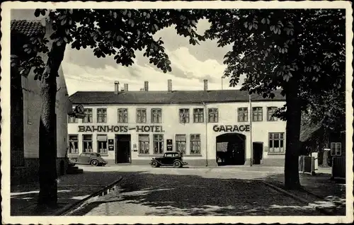 Ak Meldorf in Holstein, Bahnhofs-Hotel